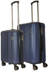 HaChi Atlanta kék 4 kerekű kabinbőrönd és közepes bőrönd (Atlanta-S-M-kek)