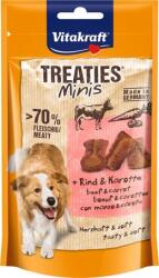 Vitakraft Treaties Minis - Gustări moi cu vită și morcovi pentru câini (5 pachete | 5 x 48 g) 240 g