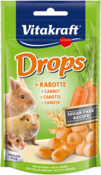 Vitakraft Drops recompensă cu morcovi (4 tasak | 4 x 75 g) 300 g