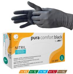  Manusi nitril nepudrate Negre Pura Comfort (pura-bk-S)