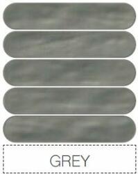SPANYOL 5x25 Materika Grey szürke kerekitett oldalú csempe