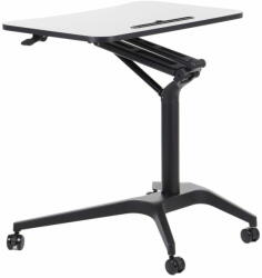  STEMA Állítható magasságú asztal SH-A10, fekete keret, fekete asztallap, magassága 73, 5-104 cm, asztallap 72x48 cm