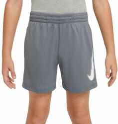 Nike Pantaloni scurți băieți "Nike Boys Dri-Fit Multi+ Graphic Training Shorts - smoke grey/white/white