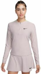 Nike Tricouri cu mânecă lungă dame "Nike Court Advantage Dri-Fit 1/4-Zip Tennis Mid Layer - platinum violet/black