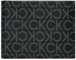 Calvin Klein Portofel Mare pentru Bărbați Calvin Klein Ck Must Mono Trifold 10Cc W/Coi K50K511677 Negru
