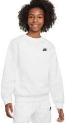 Nike Hanorace fete "Nike Kids Sportswear Club Fleece Hoodie - white/black