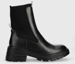 Pepe Jeans bokacsizma SODA PLUS fekete, női, lapos talpú, PLS50489 - fekete Női 37