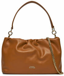 Tommy Hilfiger Дамска чанта Tommy Hilfiger Th Luxe Soft Leather Shoulder AW0AW16203 Tan 0HD (Th Luxe Soft Leather Shoulder AW0AW16203)