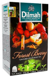 Dilmah Fekete tea DILMAH Forest Berry Erdei gyümölcsös 20 filter/doboz - papir-bolt