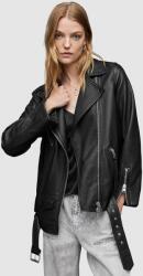 AllSaints bőrdzseki női, fekete, átmeneti - fekete XS - answear - 147 990 Ft