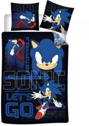 Sonic, a sündisznó Unstoppable ágyneműhuzat 140×200cm, 70×90 cm (BRM013346) - oliviashop