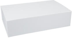 Fehér ajándékdoboz, díszdoboz - 44 x 30 x 12 cm