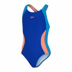 Speedo Costum inot fete Colourblock Speedo albastru portocaliu