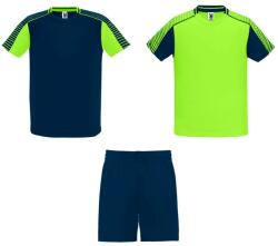 Roly Set echipament sportiv unisex Juve, verde fluorescent/bleumarin (CJ052522255)