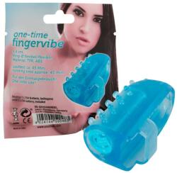 You2Toys Mini vibrator pentru deget You2Toys Finger Vibe cu vibratii 4.4 cm Albastru