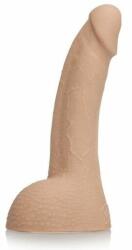 Fleshlight Dildo cu testicule - si ventuza Fleshlight Brent Corrigan culoarea Pielii lungime 22.2 cm diametru 4.5 cm