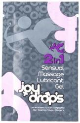 JoyDrops Lubrifiant pe baza de apa unisex JoyDrops 2 in 1 Sensual Massage Lubricant Gel 5 ml natural
