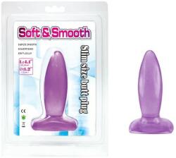 Voluptas Dop Anal Charmly Soft & Smooth Slim Size Butt Plug Voluptas Violet grosime 3 cm lungime 10.4 cm