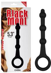 Chisa-novelties Dop Anal Pleasure Piston Chisa Novelties Negru grosime 2.5 cm lungime 17.5 cm