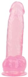 Chisa-novelties Dildo cu testicule - si ventuza Chisa Novelties Pink Roz lungime 17.5 cm diametru 3.6 cm