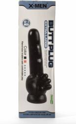 X-Men Dop Anal Extra Large Butt Plug X-Men Negru grosime 6 cm lungime 30.7 cm cu ventuza