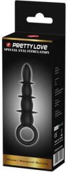 Pretty Love Dop Anal Special Anal Stimulator Pretty Love Negru grosime 1.5 - 1.8 - 2.1 - 2.3 cm lungime 9.5 - 13.2 cm