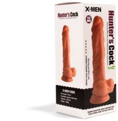 X-Men Dildo cu testicule - si ventuza X-Men XMEN Hunter’s Cock culoarea Pielii lungime 28 cm diametru 5.7 cm