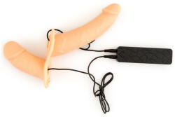 NMC Strap On unisex Dildo Inclus Nmc Dublu culoarea Pielii 9 - 17 cm