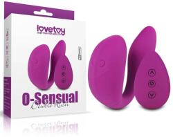 Lovetoy Vibrator Lovetoy O-Sensual Double Rush stimulare clitoris - punctul G - telecomanda grosime 1.8 - 3 cm lungime 6.7 - 8 cm Vibrator
