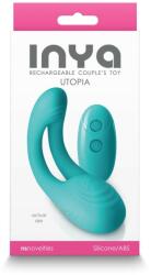 NS Novelties Vibrator NS Toys INYA Utopia Teal telecomanda grosime 3.6 - 4 cm lungime 15 cm