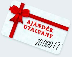  Ajándékutalvány - 20 ezer forint értékben