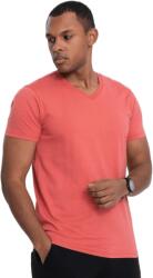 OMBRE Férfi klasszikus pamut póló BASIC pink MDN124306 M