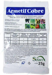 Solarex Armetil Cobre 25 gr fungicid sistemic si de contact Solarex (vita de vie, cartof, tomate)