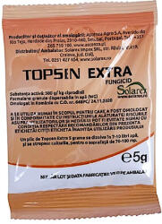 Ascenza Topsen Extra 5 gr, fungicid sistemic, Ascenza, Rapan (mar, par), Monilioza (cais, piersic, nectarin, prun, cires, visin), Putregai Cenusiu (vita de vie)