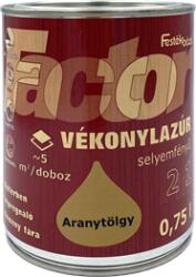 Festék Bázis Factor vékonylazúr sf. 2in1 aranytölgy 0, 75 L (632)