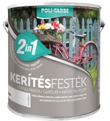 POLI FARBE Poli-Farbe kerítésfesték szürke 2, 5 L (60301010)
