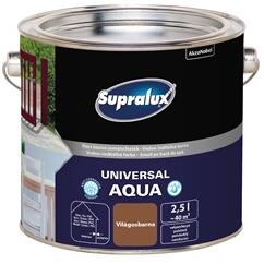 AKZO Supralux Universal Aqua vizes sf. zománc vil. barna RAL8024 2, 5 L (5247255)