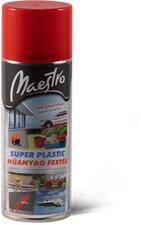 Maestro Super Plastic műanyagfesték piros aer. 400ml (TE02696)