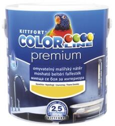 Kittfort Prahasro Colorline Prémium színes beltéri falfesték napraforgó 2, 5L (8595030527518)