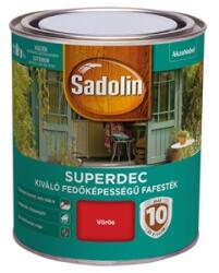 AKZO Sadolin Super Deckfarbe fafesték vörös 0, 75 L Superdec (5087466)