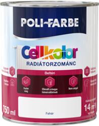 POLI FARBE Cellkolor radiátorzománc Fehér 0, 75L (2030201002)