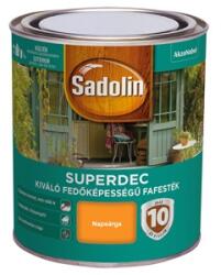 AKZO Sadolin Super Deckfarbe fafesték napsárga 0, 75 L Superdec (5087465)