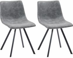 vidaXL 2 buc gri 281479