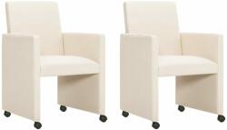 vidaXL 2 buc crem 281276