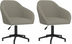 vidaXL 2 buc gri deschis 330578