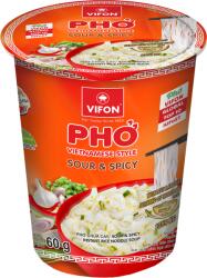 VIFON Pho Chua Cay csípős-savanyú ízesítésű instant tésztás leves pohárban (csípős) 60g