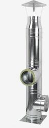 KaminHorn Cos de fum din inox izolat Diametru 160 mm Inaltime 8 m Asezat pe Sol (KI0D160X8M)