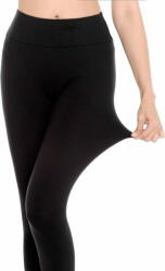  VIVVA® Divatos fekete magas derekú push up alakformáló női leggings minden alkalomra | FLEECELEGY