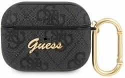 GUESS GUAP4GSMK Guess 4G Script PC / PU tok Airpod Pro szürke