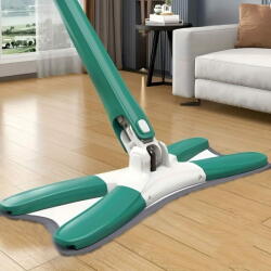  HOME & MARKER® Mop padlókefe, forgatható fejű felmosó szett, hatékony felmosás modern felmosó fejjel | MOPEX